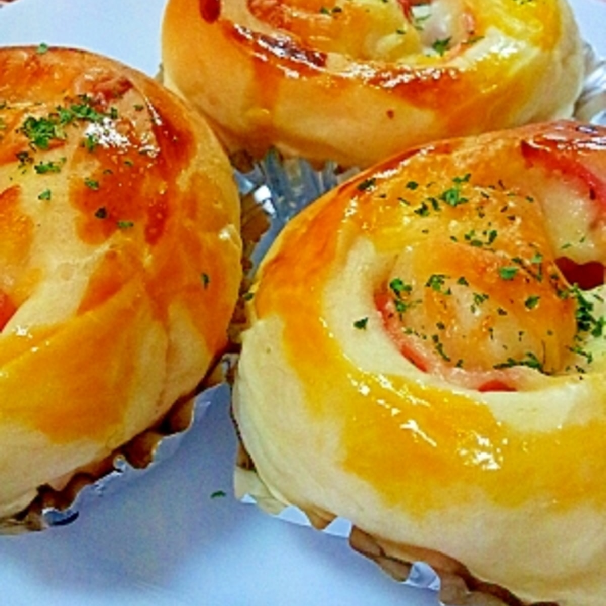 Hbでお惣菜パン ハム チーズのふんわりパン レシピ 作り方 By ラズベリっち 楽天レシピ